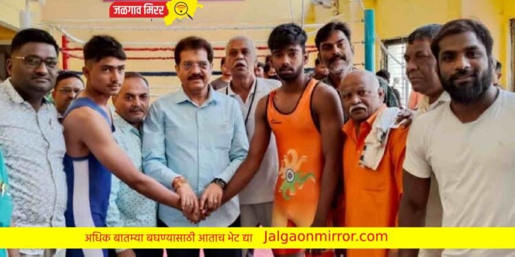 जळगाव कुस्तीगीर संघाची कुमार गट निवड चाचणी स्पर्धा उत्साहात !