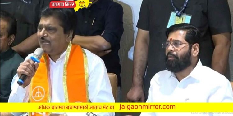 ठाकरे गटाला खिंडार ; माजी आरोग्यमंत्री शिंदे गटात दाखल !