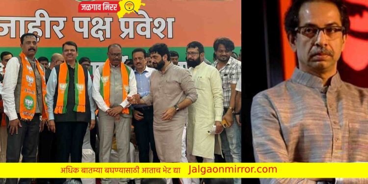 मोठी बातमी : पुण्यातील सभेपूर्वी ठाकरे गटाला मोठा धक्का : भाजपमध्ये केला नेत्याने प्रवेश !