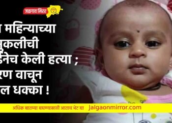 तीन महिन्याच्या चिमुकलीची आईनेच केली हत्या ; कारण वाचून बसेल धक्का !