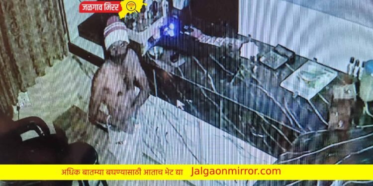 जळगावात हॉटेलमध्ये चोरट्याचा धुमाकूळ !
