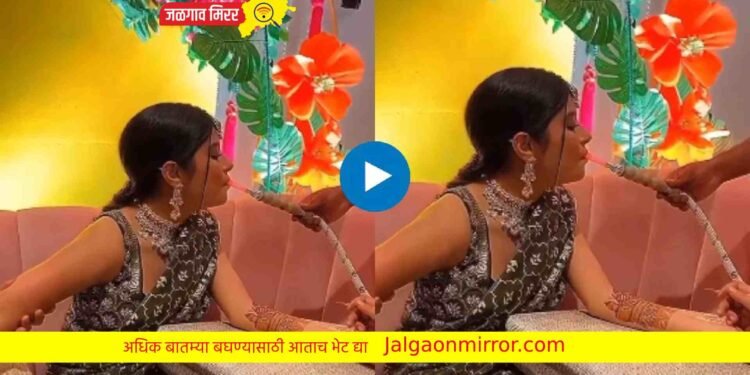 अभिनेत्रीची कमाल; एकीकडे हाताला मेहंदी तर दुसरीकडे मारतेय हुक्का !