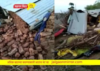झोपेत असतांना घरात घुसले भरधाव वाळूचे ट्रॅक्टर ; बालिकेला मृत्यू तर सहा जण जखमी !