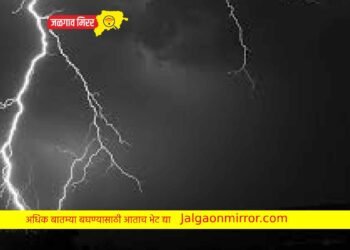 अंदाज ठरला खरा : जिल्ह्यातील या भागात मेघ गर्जनेसह पाऊस !