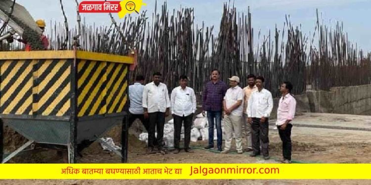 आमदार पाटलांच्या पाठपुराव्याला यश : पाडळसरे धरणावर सांडव्याच्या प्रस्तंभाचे काँक्रीटींगचे काम सुरू !
