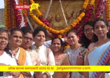 नारीशक्तीतर्फे भारतरत्न डॉ.बाबासाहेब आंबेडकरांना वाहिली आदरांजली !