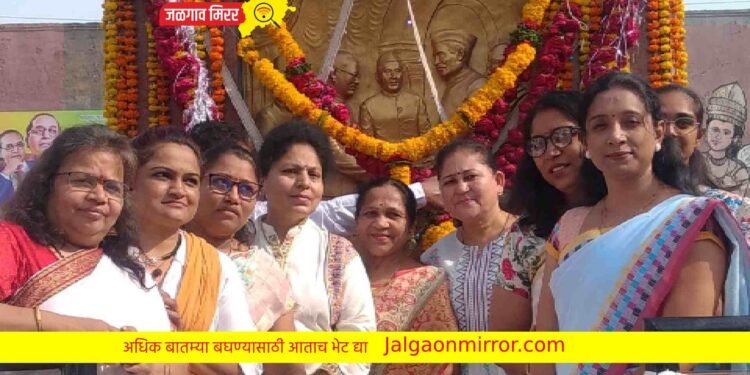 नारीशक्तीतर्फे भारतरत्न डॉ.बाबासाहेब आंबेडकरांना वाहिली आदरांजली !