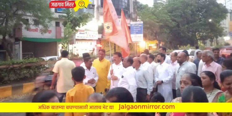 जळगावात महात्मा बसवेश्वर जयंतीनिमित्त भव्य मिरवणूक !