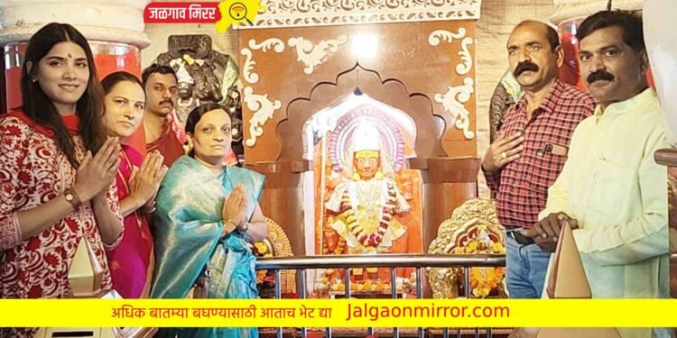 अभिनेत्री सायली पाटलांनी घेतला जिल्ह्यातील या मंदिराचा आशीर्वाद !