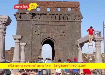 रायगडावर मोठी दुर्घटना : कामगाराचा दुर्देवी मृत्यू !