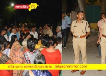 ‘त्या’ परिसरात पुन्हा दगडफेक : पोलीस अधीक्षकांची घटनास्थळी भेट !