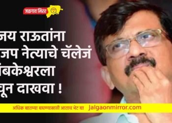 संजय राऊतांना भाजप नेत्याचे चॅलेजं ; त्र्यंबकेश्वरला येवून दाखवा !