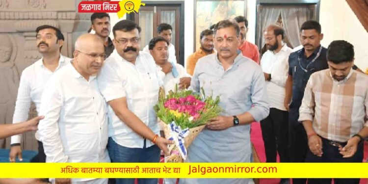 जळगावात छत्रपती संभाजी राजे यांचे दर्जी फाऊंडेशन कडून स्वागत !