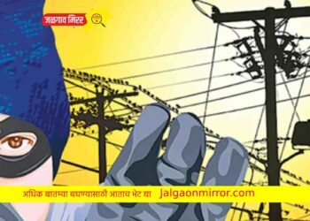 चोरट्यांची कमाल : शिवाजी नगरातून खांबासह विजेची तार लांबविली