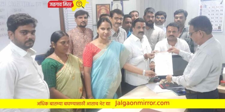 मनपाजवळील अपघात टाळण्याठी नगरसेवक सोनवणेंचे महावितरणला साकडे !