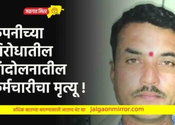 कंपनीच्या विरोधातील आंदोलनातील कर्मचारीचा मृत्यू !