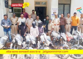 अडावद पोलिसांची मोठी कारवाई ; 14 दुचाकीसह 4 चोरटे ताब्यात