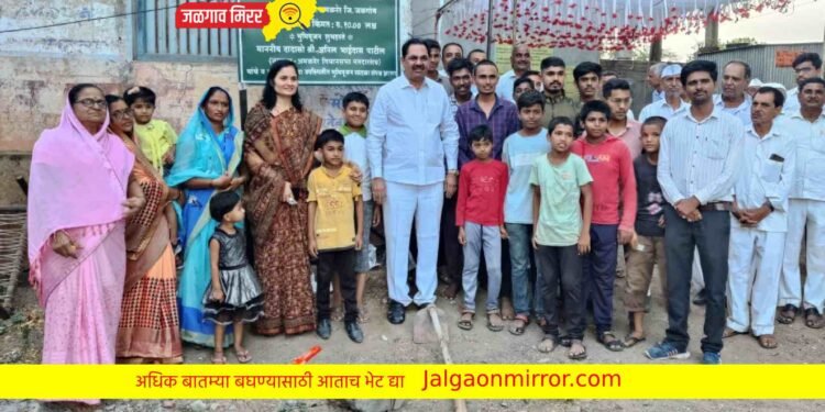 अमळनेर तालुक्यात ५२ लक्ष च्या पाणीपुरवठा योजनेचे आमदारांच्या हस्ते भूमीपूजन