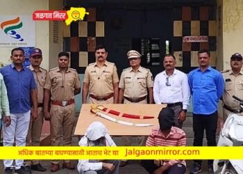 कुरियरने मागविली पिता-पुत्राने तलवार !
