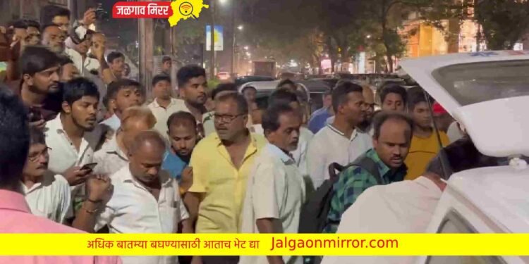 जळगाव मनपासमोर दुभाजकावर आदळल्याने दुचाकीस्वार ठार !