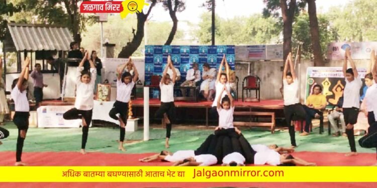 पोदार इंटरनॅशनल स्कुलमध्ये आंतरराष्ट्रीय योगा दिवस उत्साहात !