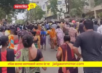 जळगावात महापुरूषांच्या पुतळ्याची विटंबना ?