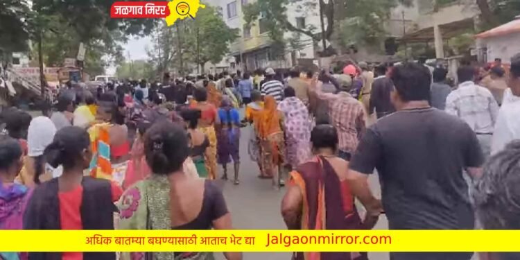 जळगावात महापुरूषांच्या पुतळ्याची विटंबना ?