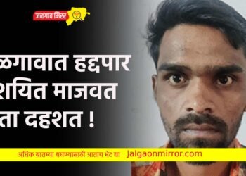 जळगावात हद्दपार संशयित माजवत होता दहशत !