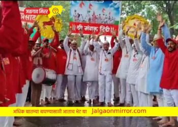 विठू नामाच्या गजराने मंगळ ग्रह मंदिर दणाणले ; मंगळ मंदिरात आकर्षक देखावा !