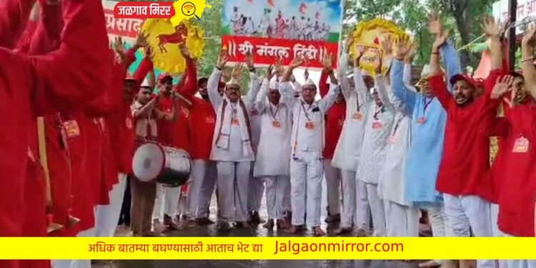 विठू नामाच्या गजराने मंगळ ग्रह मंदिर दणाणले ; मंगळ मंदिरात आकर्षक देखावा !