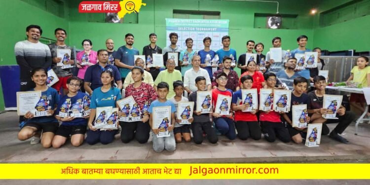 जळगाव जिल्हा बॅडमिंटन निवड स्पर्धा २०२३ उत्साहात !