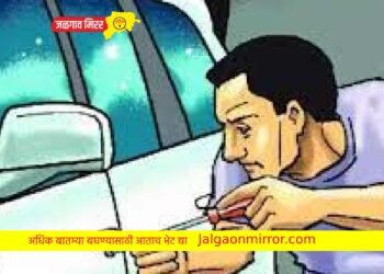 चोरट्यांचा पराक्रम : घरासमोरून चारचाकी लांबविली !