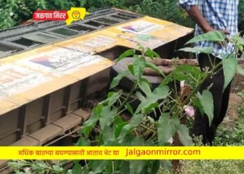 ब्रेकिंग : भीमाशंकरला जाणारी बस २० फुट ओढ्यात कोसळली ; दोन प्रवासी जखमी !