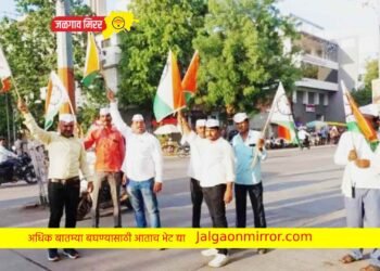 अमळनेरात मंत्री अनिल पाटलांचा राष्ट्रवादीच्या कार्यकर्त्यांनी केला निषेध !