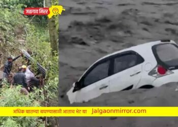 देशात पावसाचा हाहाकार ; चारचाकी गेल्या वाहून !