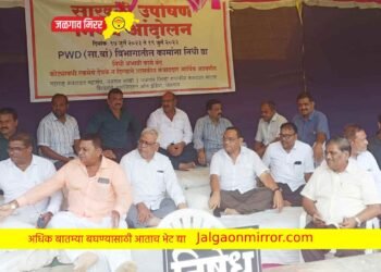 मक्तेदारांच्या उपोषणास माजी उपमहापौर सोनवणे यांनी भेट देत दिले आश्वासन !