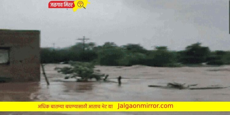 ब्रेकिंग : विदर्भात पावसाचे रौद्ररूप : ४५ जण पुराच्या पाण्यात अडकले !