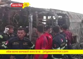 बसच्या भीषण अपघाताने राज्य हादरले ; २५ प्रवासी ठार तर ८ जखमी !