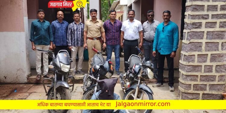 चोरीची दुचाकी जळगावात फिरवत होता अन पोलिसांनी घेतले ताब्यात !