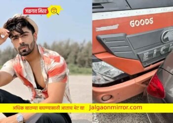 भरधाव ट्रकने अभिनेत्याच्या चारचाकीस दिली जबर धडक !