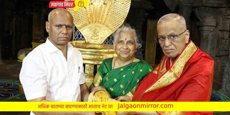 तिरुपती देवस्थानाला दीड कोटी रुपयाचा सोन्याचा शंख व कासवाची मूर्ती केली दान !