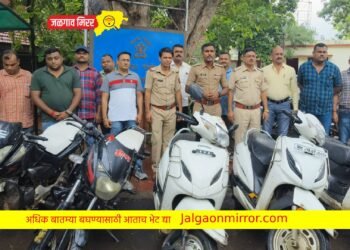 शहर पोलीसांची मोठी कारवाई ; सहा दुचकिसह दोन ताब्यात !