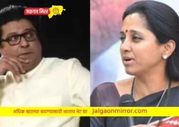 खा.सुळे केंद्रात मंत्री झाल्या तर आश्चर्य वाटणार नाही ; राज ठाकरे !