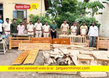 जळगाव वनविभागाची मोठी कारवाई ; १ लाखांचा मुद्देमाल जप्त !