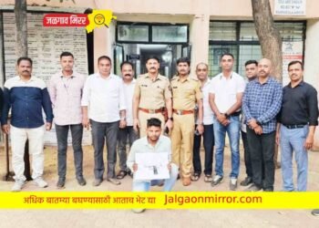 जळगावात गोळीबार करणाऱ्याला पोलिसांनी ठोकल्या बेड्या !