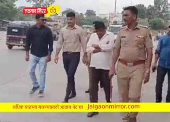 गांजा विक्री करणाऱ्याची चाळीसगाव पोलिसांनी काढली धिंड !