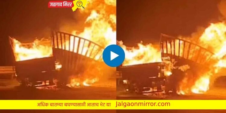 ब्रेकिंग : समृद्धी महामार्गवर पुन्हा ट्रक आढळला डिव्हायडरवर !