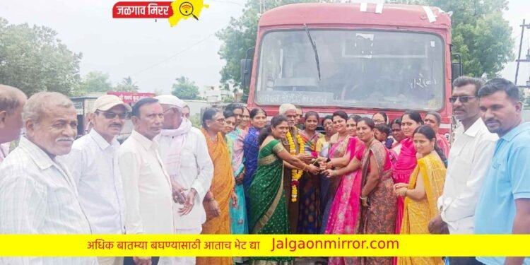 शिवसेना महिला आघाडीच्या निवेदनाला यश : पुन्शी पेट्रोलपंपा जवळ मिळाला बस थांबा !