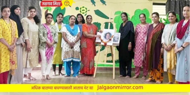 कविवर्य ना.धो.महानोर यांना रोझलँड शाळेत वाहिली श्रद्धांजली !