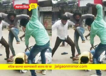 शिंदे गटाच्या आमदाराला बातमी आली जिव्हारी ; पत्रकाराला केली रस्त्यावर मारहाण !